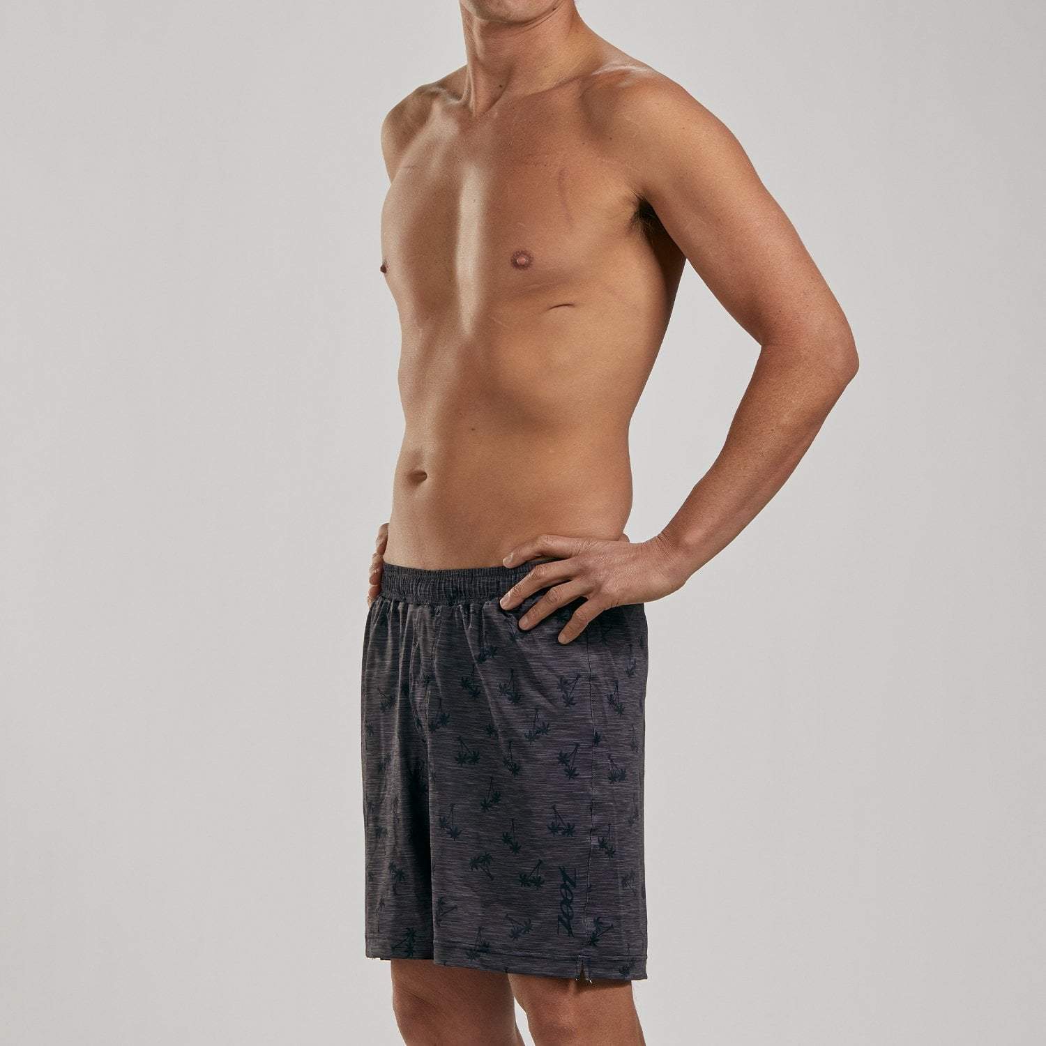 Zoot Sports RUN APPAREL MENS LTD RUN 7" SHORT - HEATHER PALM