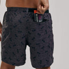 Zoot Sports RUN APPAREL MENS LTD RUN 7" SHORT - HEATHER PALM