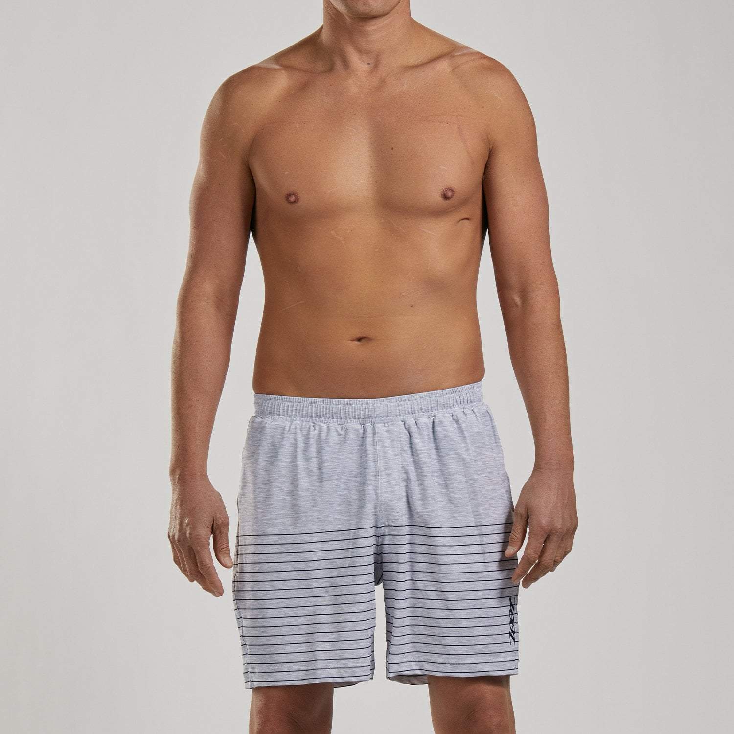 Zoot Sports Mens LTD Run 7 Inch Short - Pinstripe