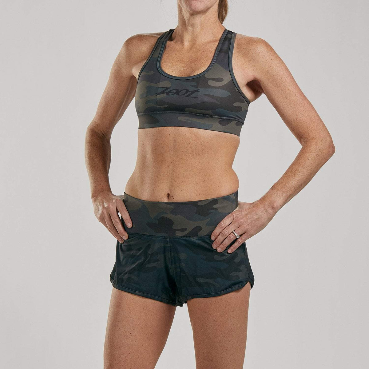 Zoot Sports RUN APPAREL WOMENS LTD RUN 3" SHORT - KONA CAMO