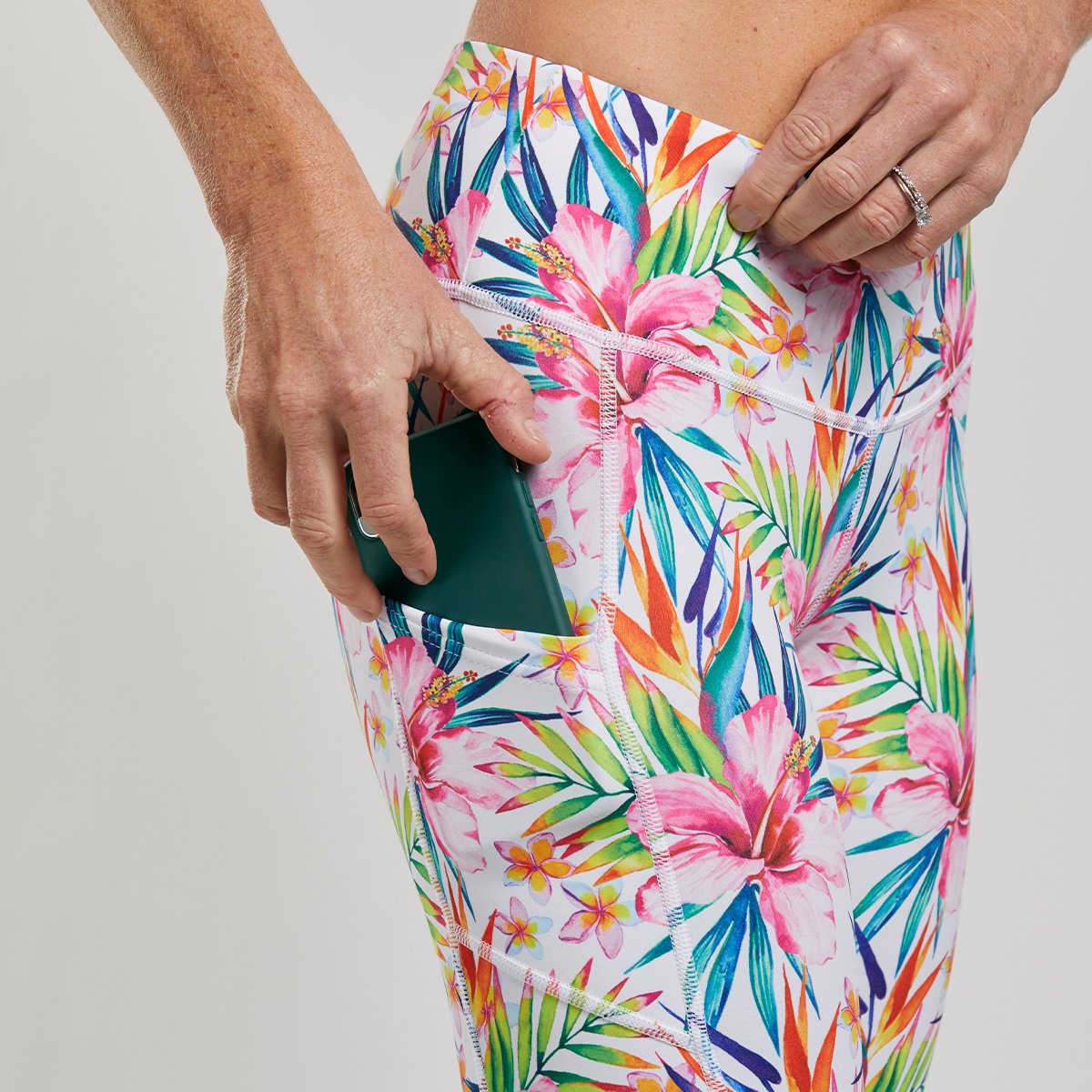 Zoot Sports RUN APPAREL WOMENS LTD RUN PULSE CAPRI - ALOHA ALWAYS