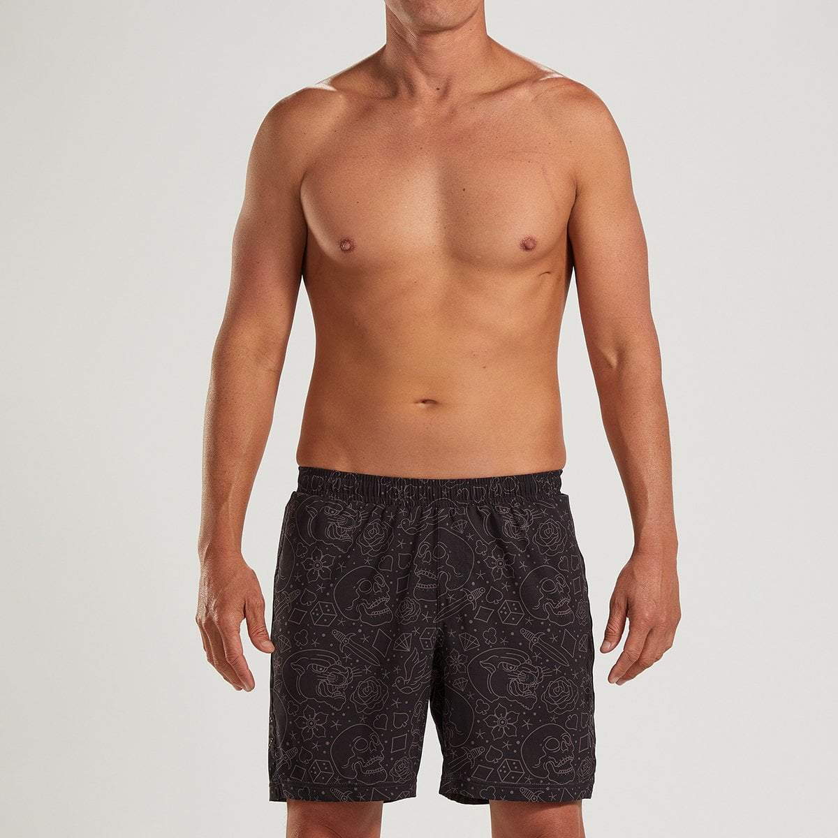 Zoot Sports RUN BOTTOMS MENS LTD RUN 7" SHORT - BLACK ROAR