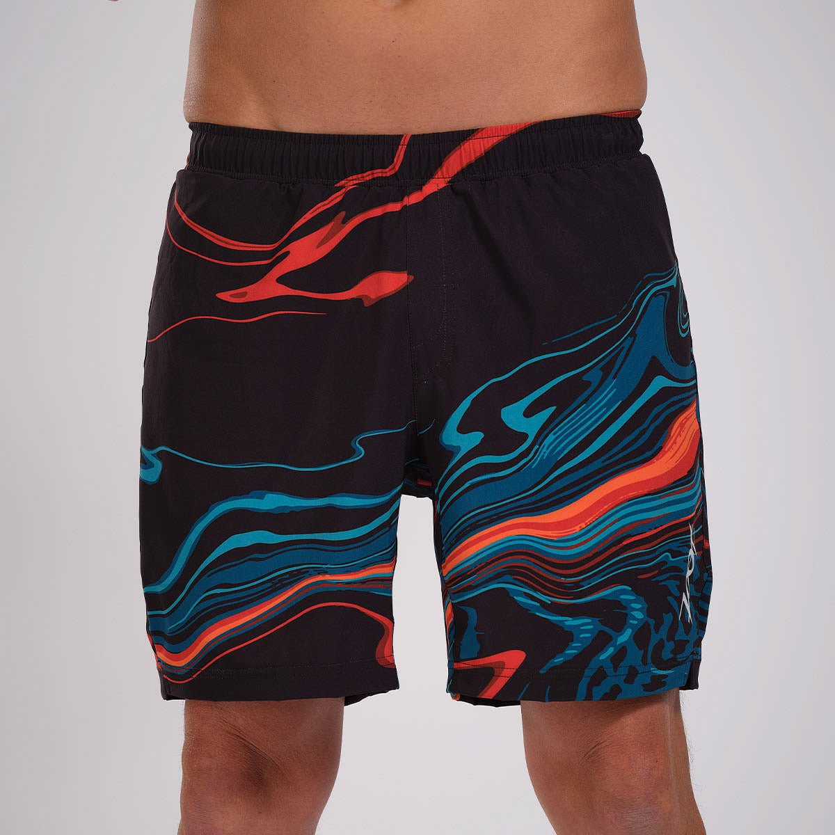 Zoot Sports Run Bottoms Mens LTD Run 7" Short - Lava
