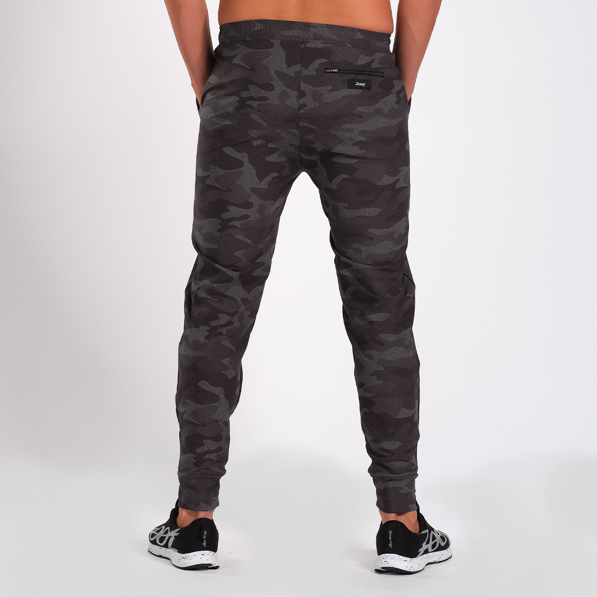 Black camouflage joggers hot sale