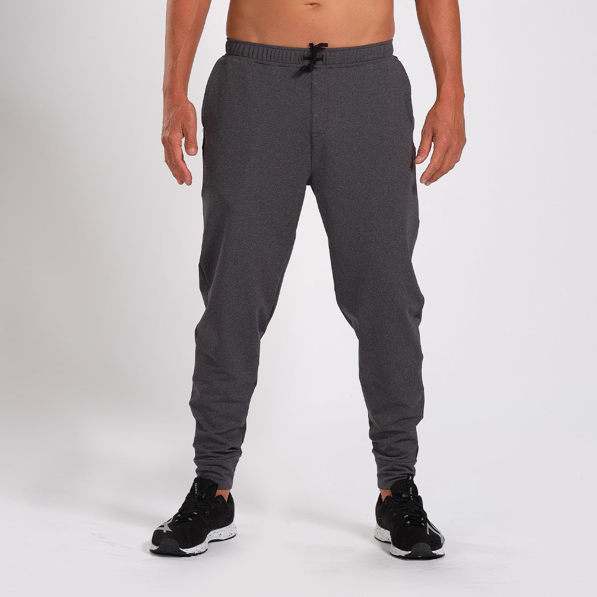 Zoot Sports Run Bottoms Mens LTD Run Heather Grey Jogger Charcoal