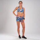 Zoot Sports Run Bottoms Womens LTD Run 3 Inch Short - Unbreakable