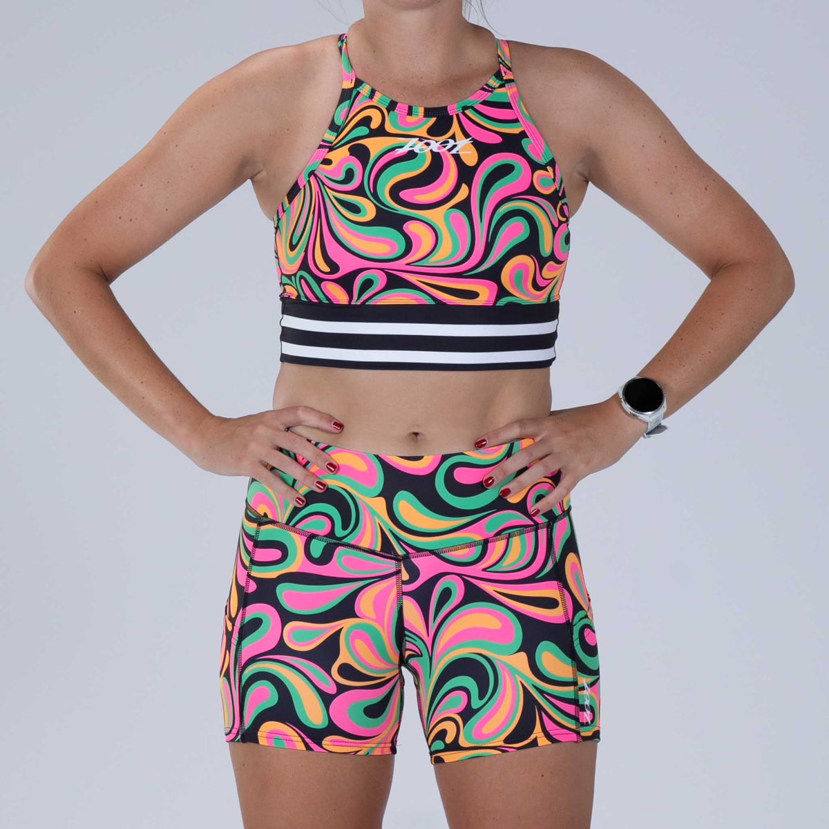 Zoot Sports RUN BOTTOMS Womens LTD Run Pulse Short - Fab