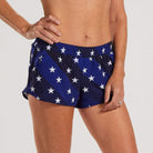 Zoot Sports RUN BOTTOMS WOMENS LTD RUN 3" CLASSIC SHORT - STARS & STRIPES