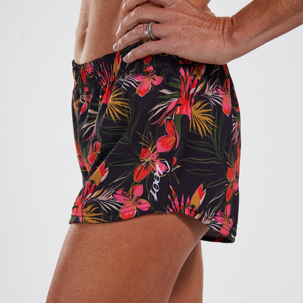 Zoot Sports Run Bottoms Womens LTD Run 3 Inch Classic Short - Waikoloa