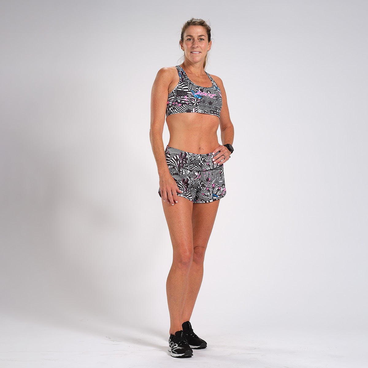 Zoot Sports Run Bottoms Womens LTD Run 3 Inch Short - American Rebel