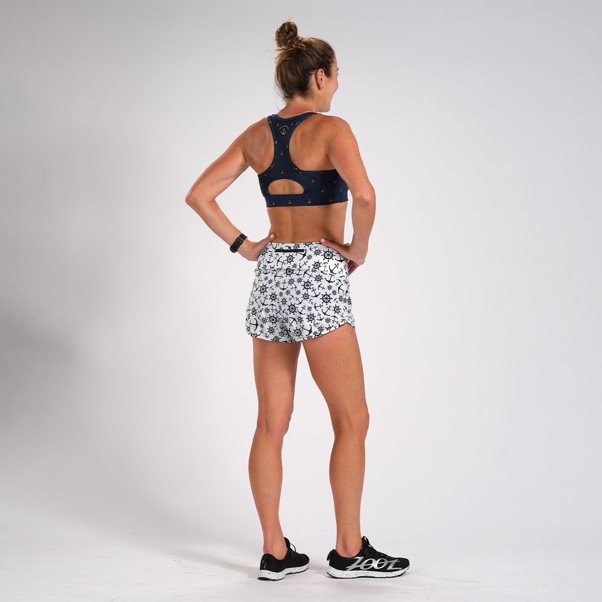 Zoot Sports Run Bottoms Womens LTD Run 3 Inch Short - Anchors Away