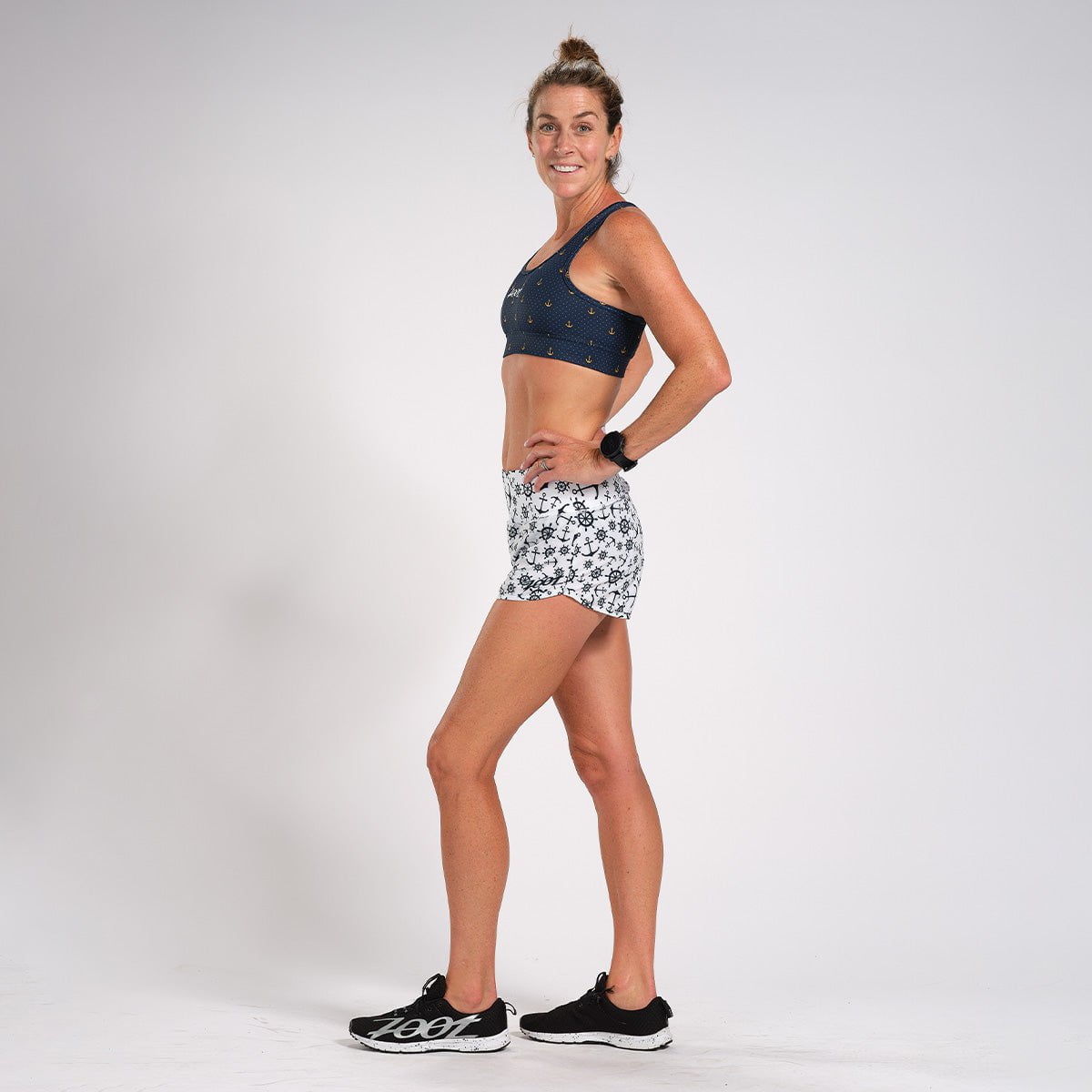 Zoot Sports Run Bottoms Womens LTD Run 3 Inch Short - Anchors Away