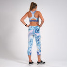 Zoot Sports Run Bottoms Womens LTD Run Pulse Capri - Dreamcatcher
