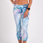Zoot Sports Run Bottoms Womens LTD Run Pulse Capri - Dreamcatcher