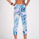 Zoot Sports Run Bottoms Womens LTD Run Pulse Capri - Dreamcatcher
