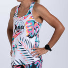 Zoot Sports RUN SINGLET Womens LTD Run Singlet - Koa Tropical