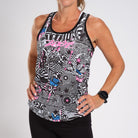 Zoot Sports Run Tops Womens LTD Run Singlet - American Rebel