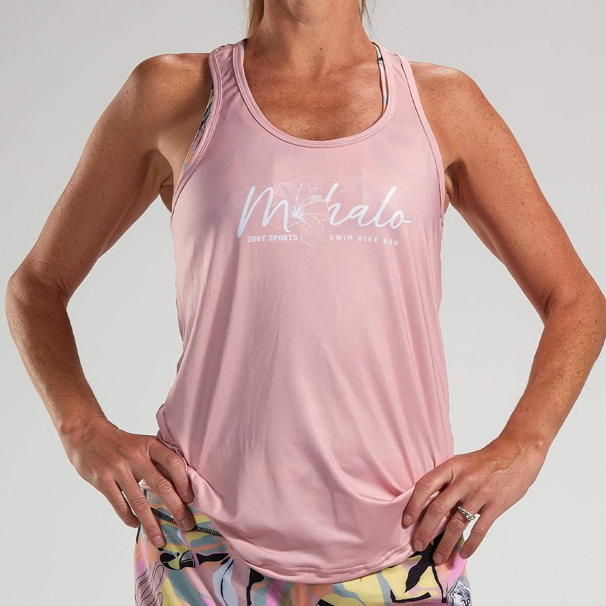 Zoot Sports Womens LTD Run Singlet - Pink Mahalo