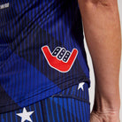 Zoot Sports RUN TOPS WOMENS LTD RUN SINGLET - STARS & STRIPES