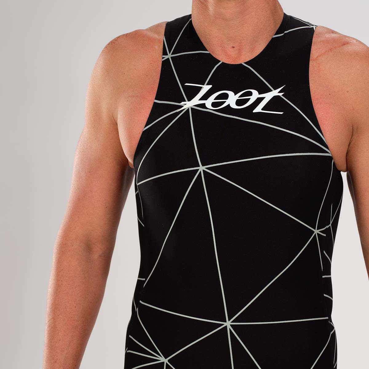 Zoot Men's Wikiwiki Speedzoot Swimskin in Black/Silver, image 5
