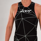Zoot Men's Wikiwiki Speedzoot Swimskin in Black/Silver, image 5