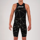 Zoot Men's Wikiwiki Speedzoot Swimskin in Black/Silver, image 14