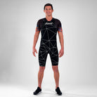Zoot Men's Wikiwiki Speedzoot Swimskin in Black/Silver, image 11