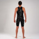 Zoot Men's Wikiwiki Speedzoot Swimskin in Black/Silver, image 4