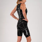 Zoot Women's Wikiwiki Speedzoot Swimskin in Black/Silver, image 2