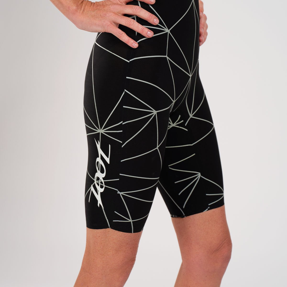 Zoot Women's Wikiwiki Speedzoot Swimskin in Black/Silver, image 4