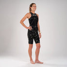 Zoot Women's Wikiwiki Speedzoot Swimskin in Black/Silver, image 11
