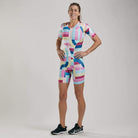 Zoot Sports TRI APPAREL WOMENS LTD TRI AERO FZ RACESUIT - RIVIERA