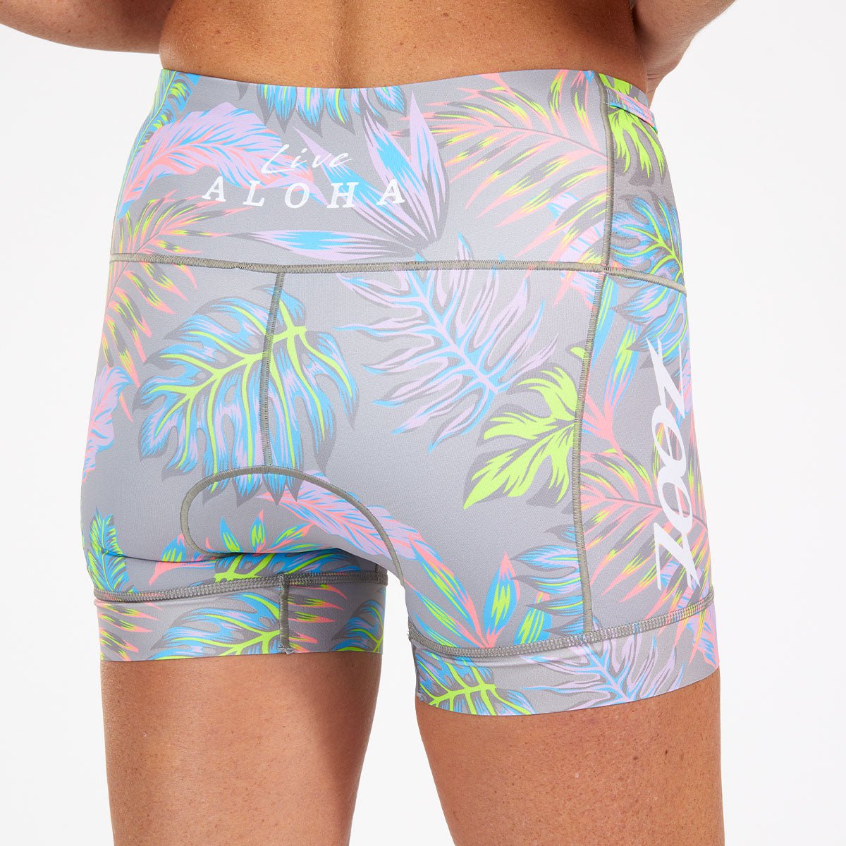 Zoot Sports Triathlon Bottoms Womens LTD Triathlon 4 Inch Short -  Live Aloha