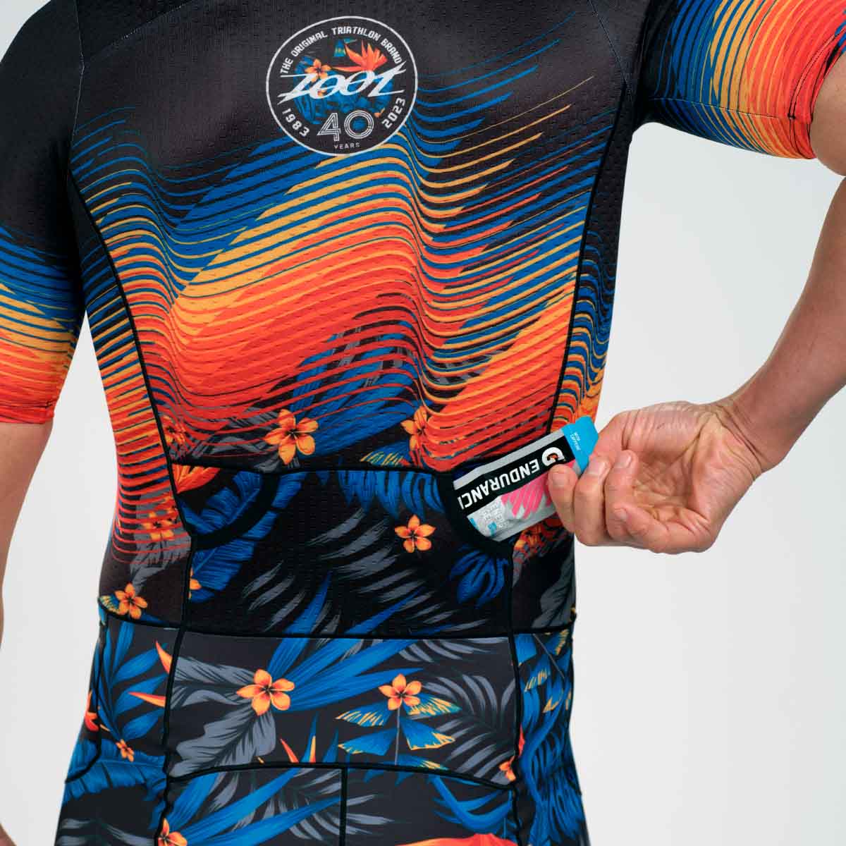 Zoot Sports Triathlon Racesuits Mens LTD Triathlon Aero Full Zip Racesuit - 40 Years