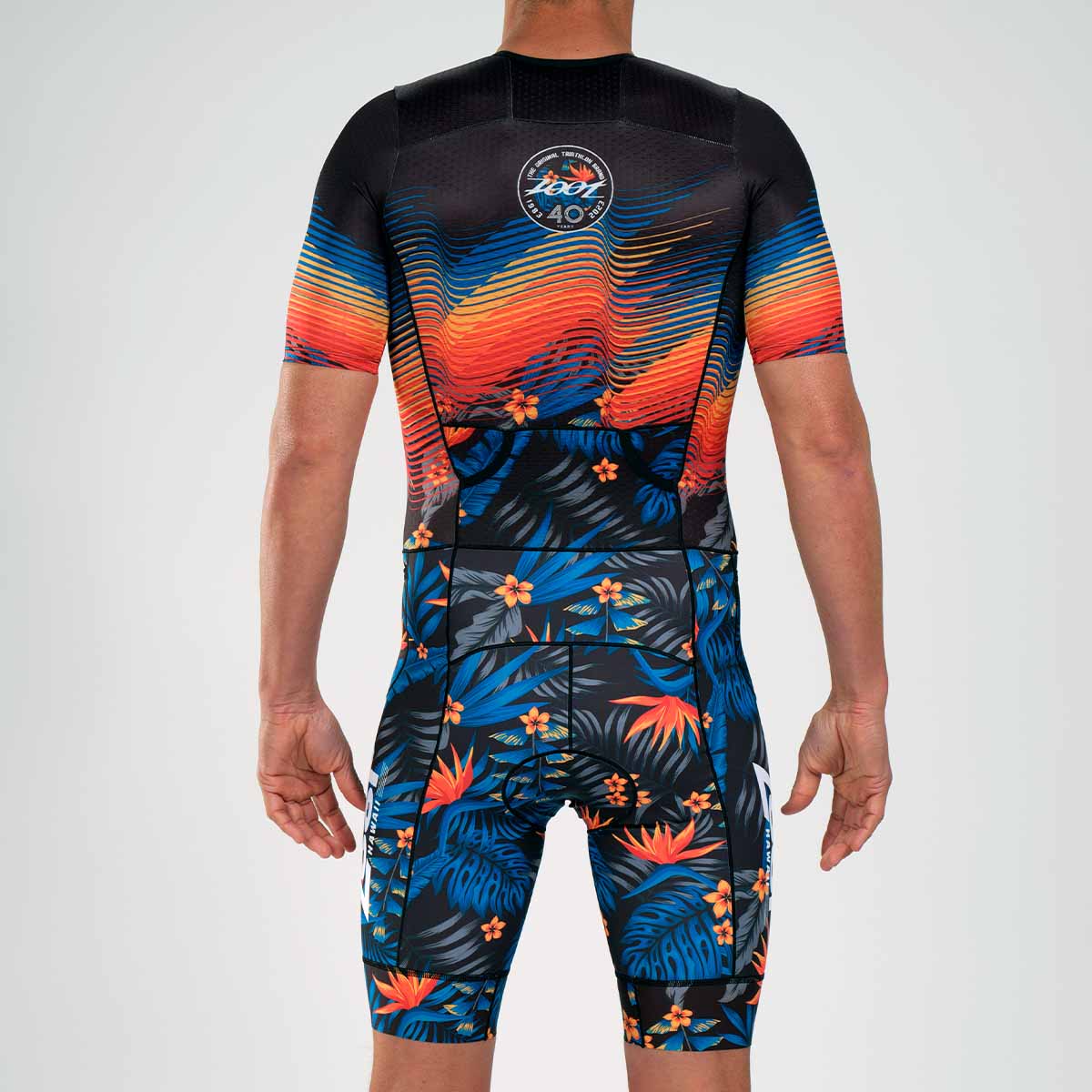 Zoot Sports Triathlon Racesuits Mens LTD Triathlon Aero Full Zip Racesuit - 40 Years