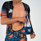 Zoot Sports Triathlon Racesuits Mens LTD Triathlon Aero Full Zip Racesuit - 40 Years