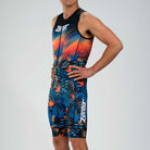 Zoot Sports Triathlon Racesuits Mens LTD Triathlon Sleeveless Full Zip Racesuit - 40 Years