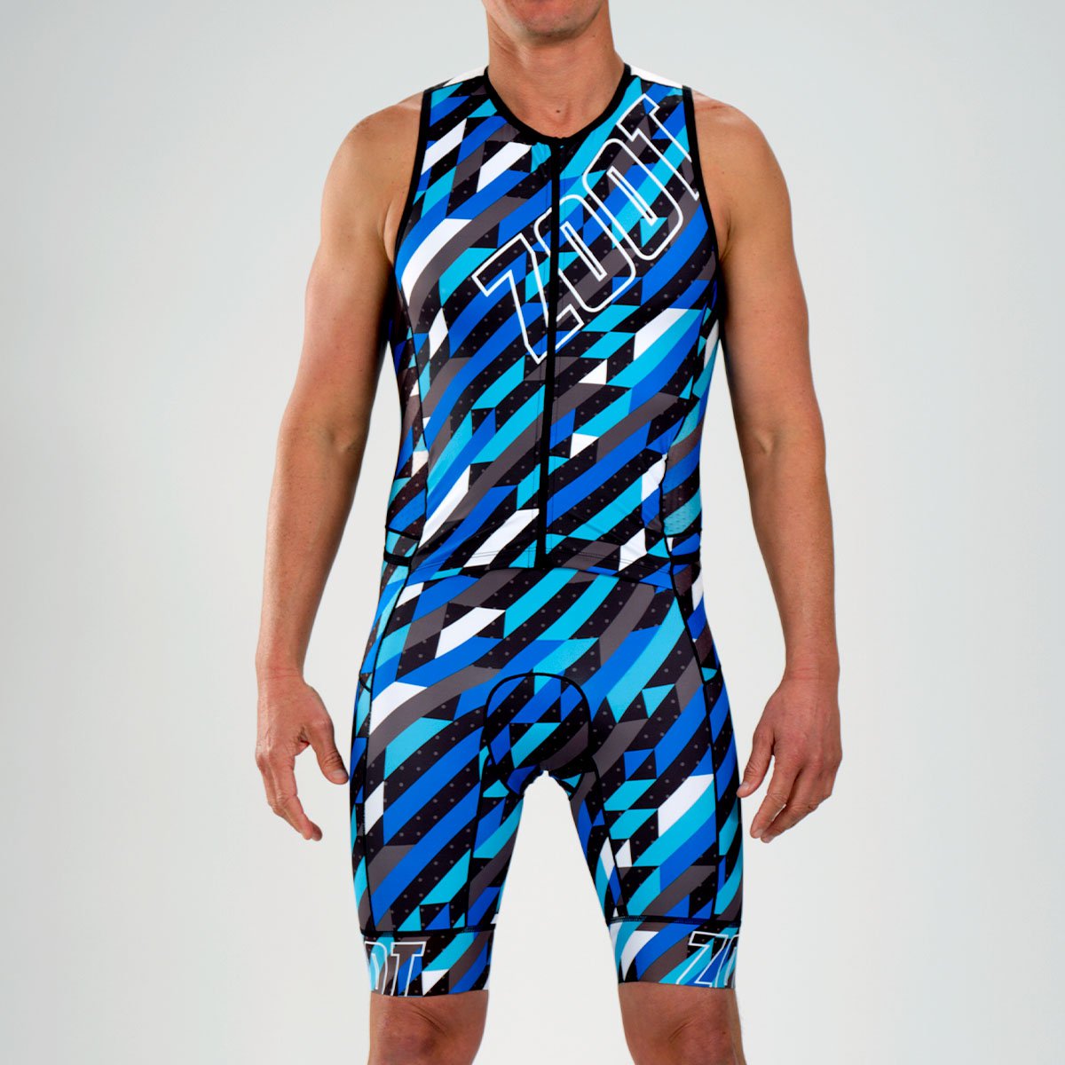 Zoot Sports Triathlon Racesuits Mens LTD Triathlon Sleeveless Full Zip Racesuit - Unbreakable