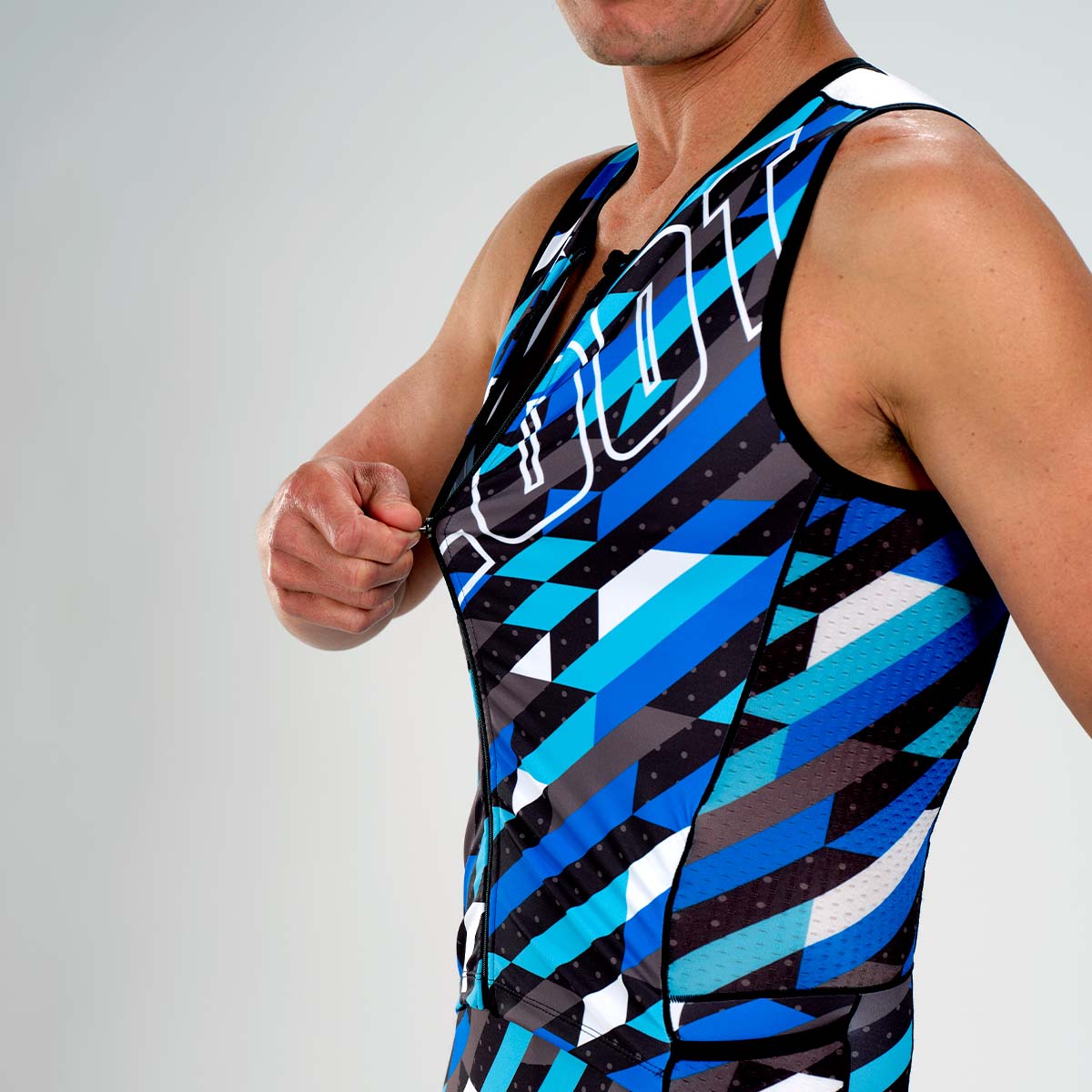 Zoot Sports Triathlon Racesuits Mens LTD Triathlon Sleeveless Full Zip Racesuit - Unbreakable