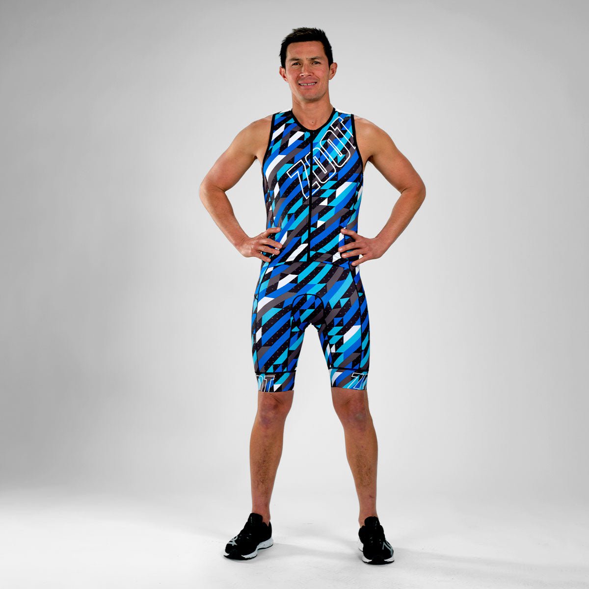 Zoot Sports Triathlon Racesuits Mens LTD Triathlon Sleeveless Full Zip Racesuit - Unbreakable