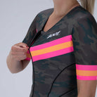 Zoot Sports TRI RACESUITS Womens LTD Triathlon Aero  Full Zip Racesuit - Cali Camo