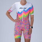 Zoot Sports TRI RACESUITS Women's Ltd Tri Aero Fz Racesuit - Salty Groove