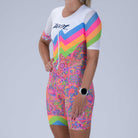 Zoot Sports TRI RACESUITS Women's Ltd Tri Aero Fz Racesuit - Salty Groove