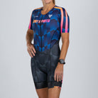 Zoot Sports TRI RACESUITS Womens LTD Tri Aero Full Zip Racesuit - Speedway
