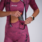Zoot Sports Triathlon Racesuits Womens LTD Triathlon Aero Full Zip Racesuit - Digi Camo