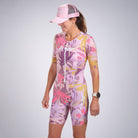 Zoot Sports Triathlon Racesuits Womens LTD Triathlon Aero Full Zip Racesuit - Hilo