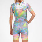 Zoot Sports Triathlon Racesuits Womens LTD Triathlon Aero Full Zip Racesuit -  Live Aloha