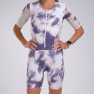 Zoot Sports Triathlon Racesuits Womens LTD Triathlon Aero Full Zip Racesuit - Moonlight