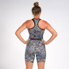 Zoot Sports Triathlon Racesuits Womens LTD Triathlon Sleeveless Full-Zip Racesuit - American Rebel