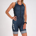 Zoot Sports Triathlon Racesuits Womens LTD Triathlon Sleeveless Full-Zip Racesuit - Anchors Away